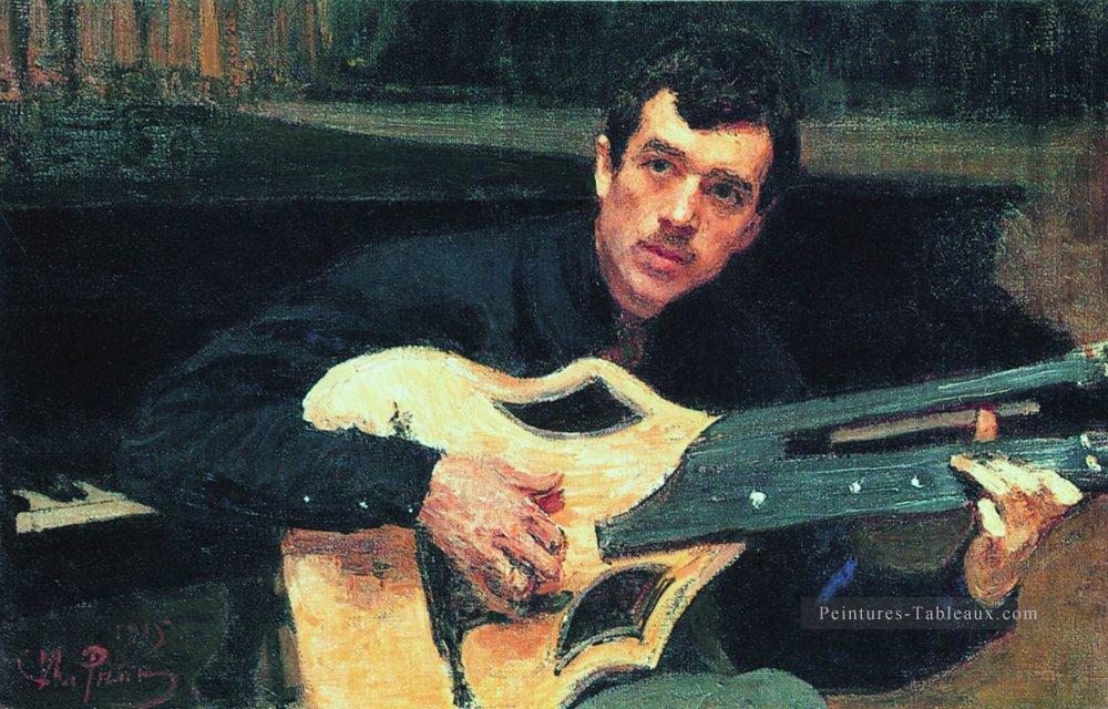 portrait de l’artiste v s svarog 1915 Ilya Repin Peintures à l'huile